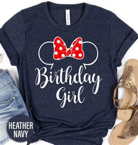 disney birthday girl shirt